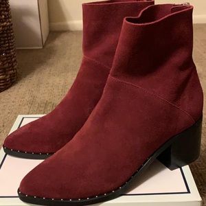 NEW Waterproofed Treasure & Bond Maroon booties